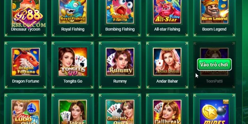 Một vài tựa game slot trên cổng nhà cái
